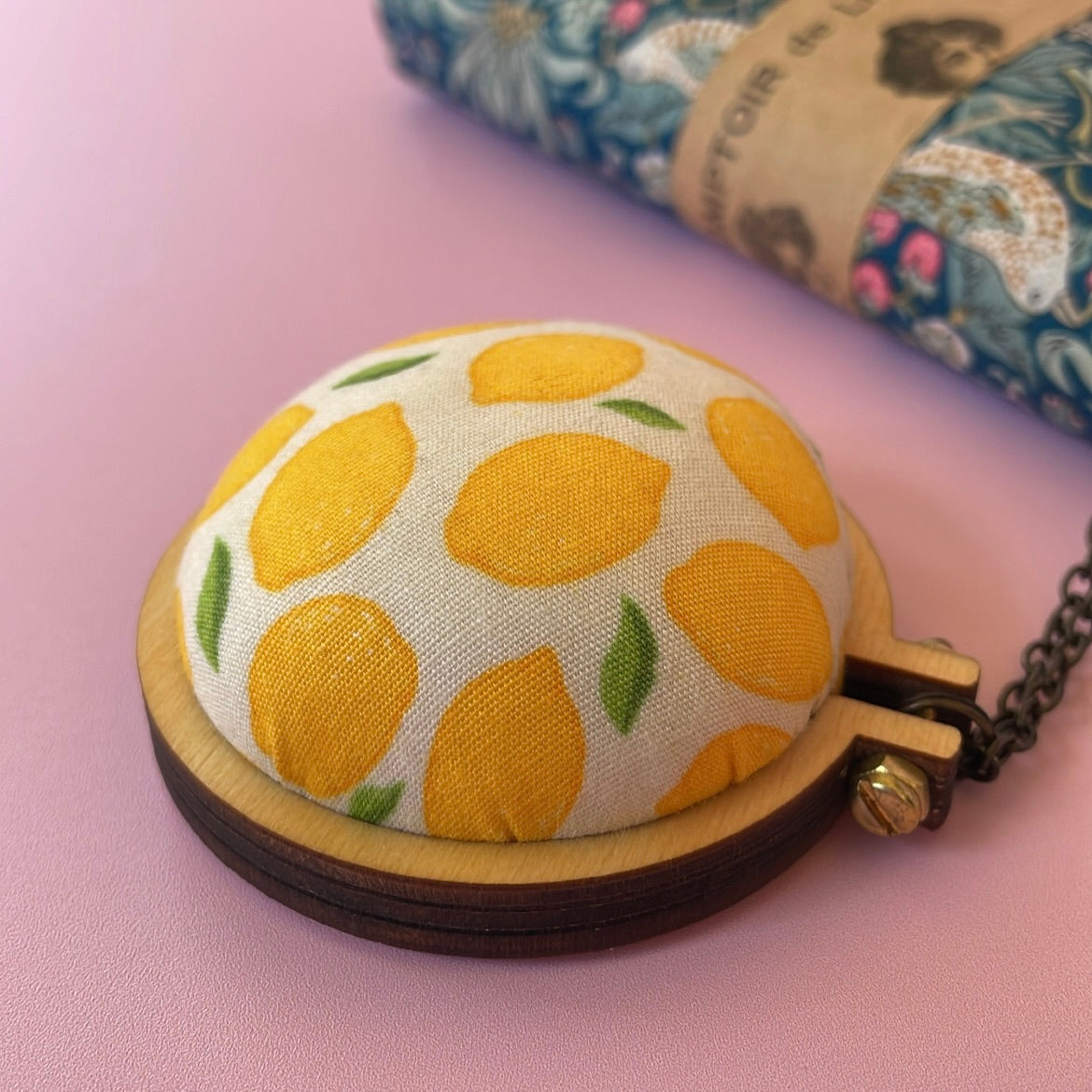 Pincushion Necklace - Lemons